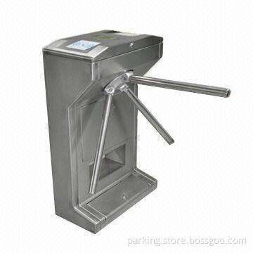 Tripod Turnstile/Auto Gate, Compact Design, Can be Mounted with Display/Passage Counter/Card Reader